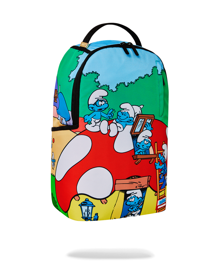 SPRAYGROUND® BACKPACK SMURFS MUSHROOM VILLAGE BACKPACK