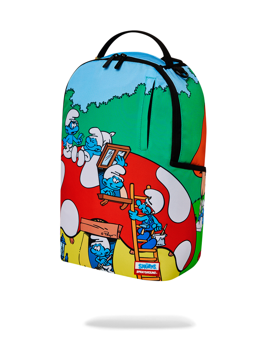 SPRAYGROUND® BACKPACK SMURFS MUSHROOM VILLAGE BACKPACK