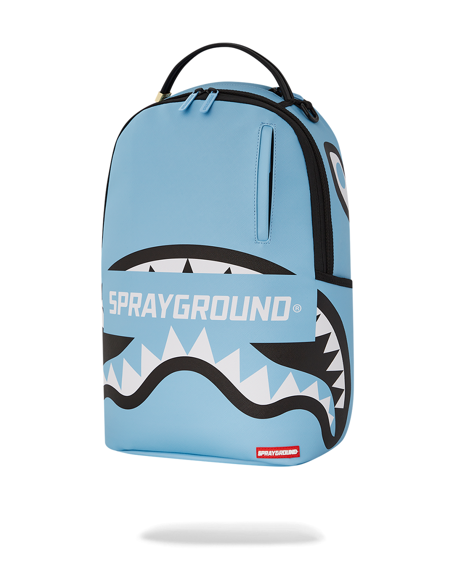 SPRAYGROUND® BACKPACK SMASH LOGO DEEP BLUE SKY DLXSV BACKPACK