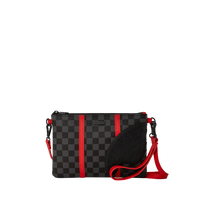 SPRAYGROUND® POUCHETTE MONACO SHARK CLUB CROSSOVER CLUTCH W/ SHOULDER STRAP