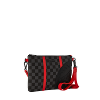 SPRAYGROUND® POUCHETTE MONACO SHARK CLUB CROSSOVER CLUTCH W/ SHOULDER STRAP