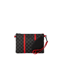 SPRAYGROUND® POUCHETTE MONACO SHARK CLUB CROSSOVER CLUTCH W/ SHOULDER STRAP