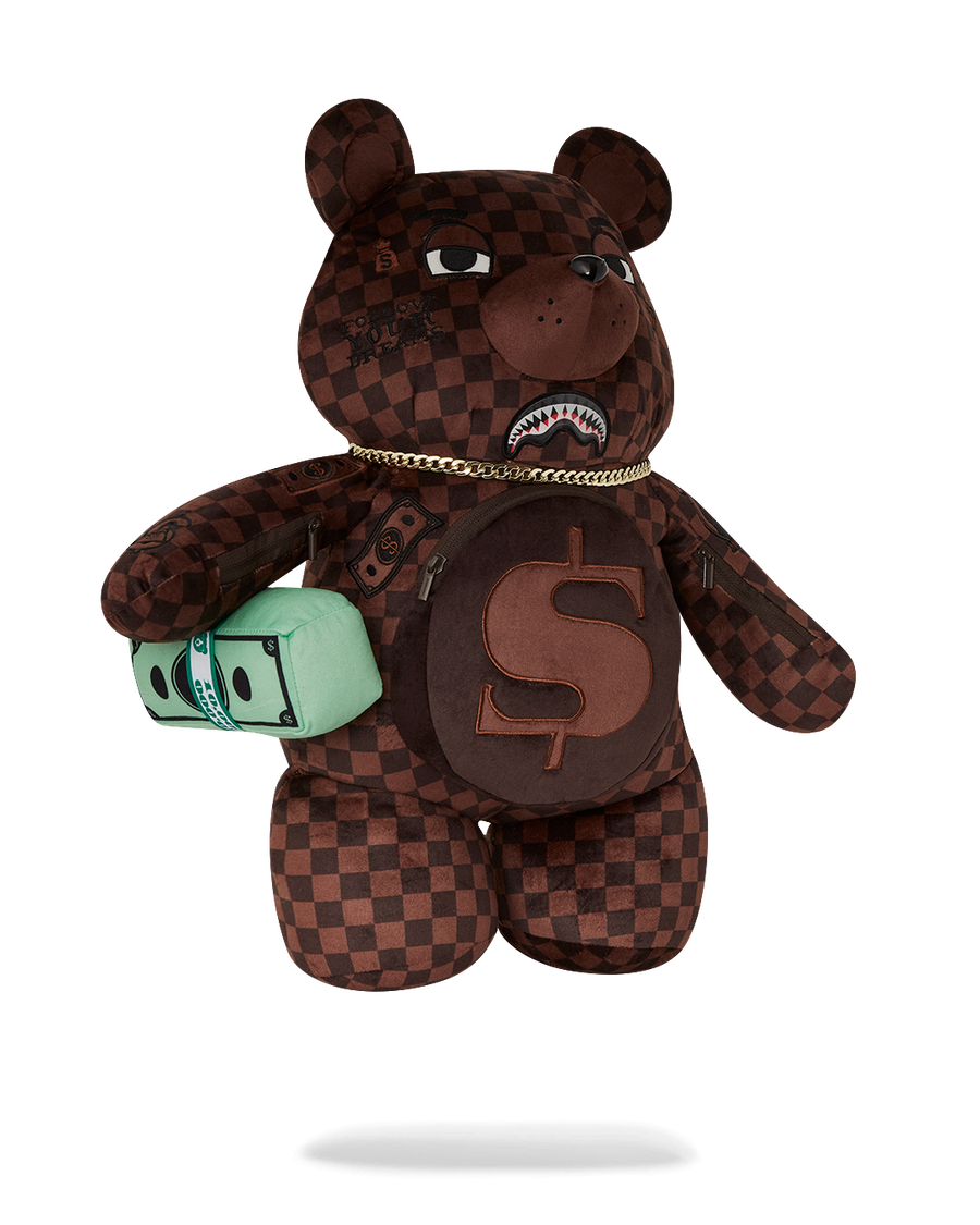 SPRAYGROUND® BACKPACK LENTICULAR EFFECTS MONEYBEAR TEDDYBEAR BACKPACK