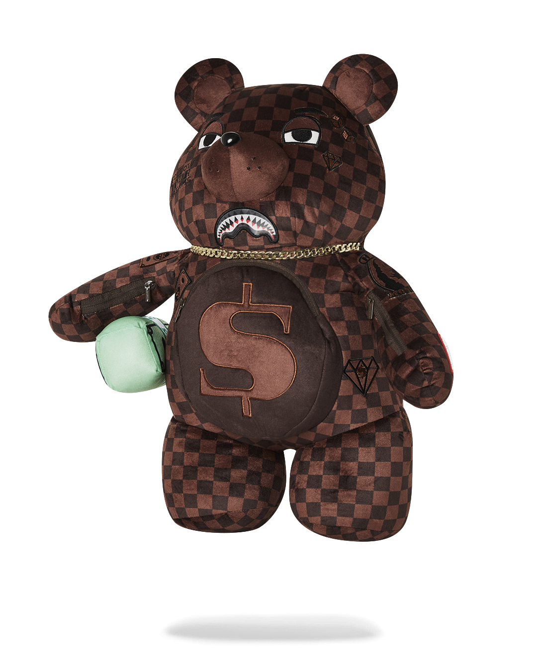 LENTICULAR EFFECTS MONEYBEAR TEDDYBEAR BACKPACK