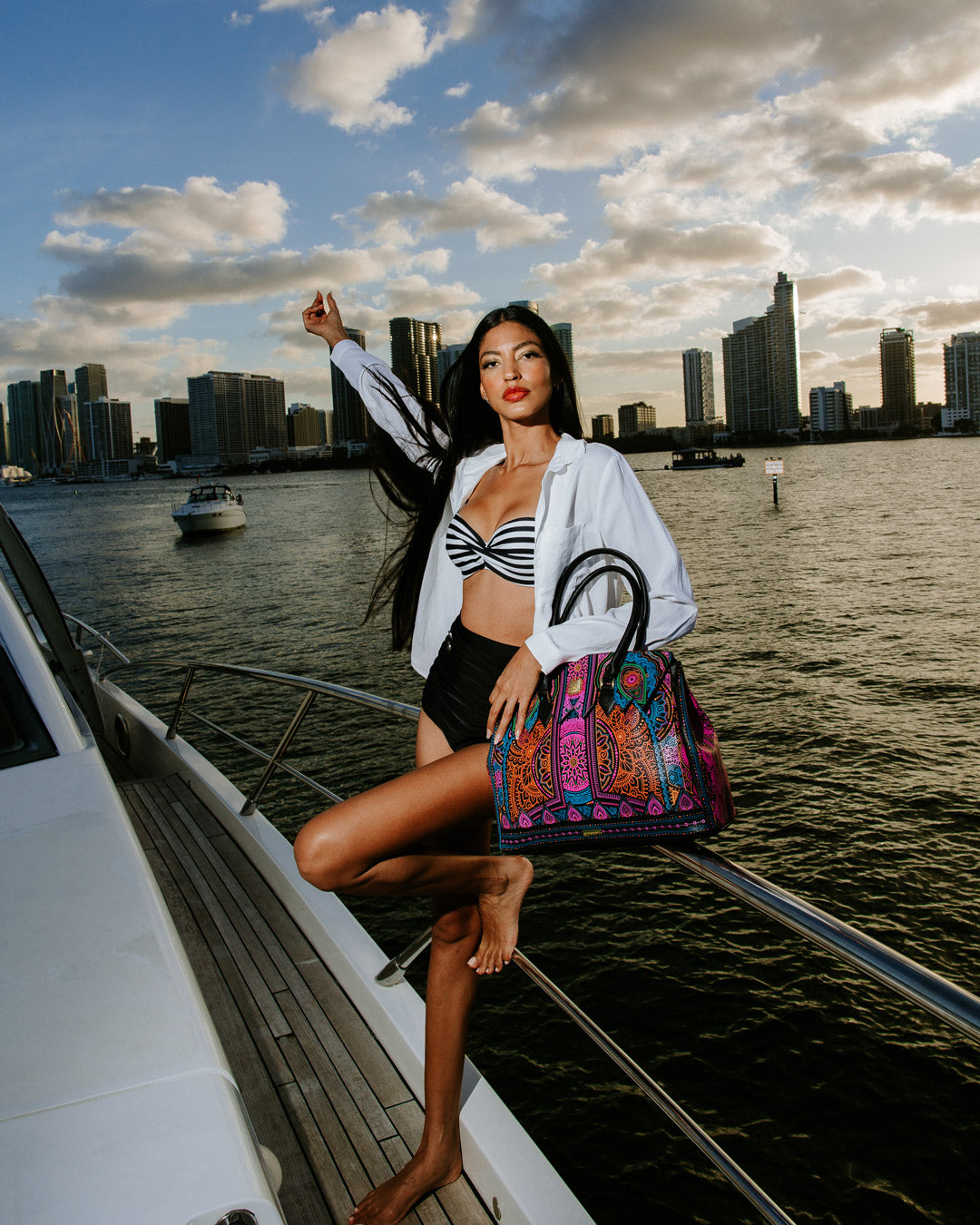 SPRAYGROUND® HANDBAG A.I. HIGHER REALM PALACE HANDBAG