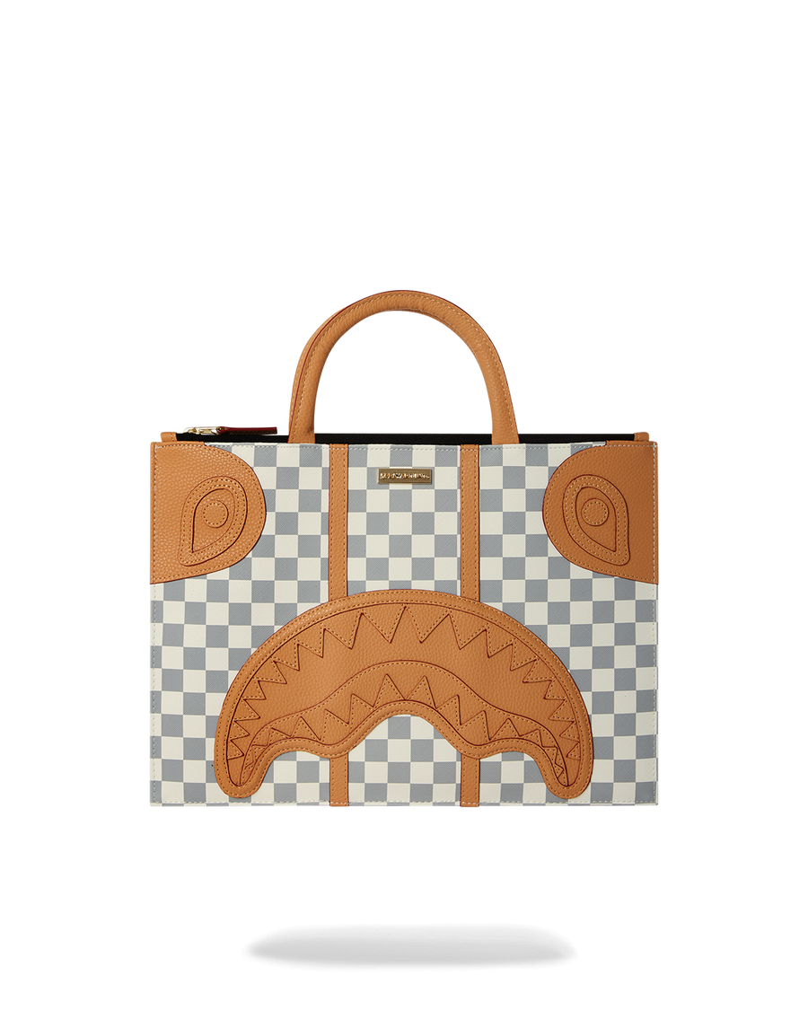 SPRAYGROUND® TOTE HENNY LATTE LAPTOP TABLET BAG