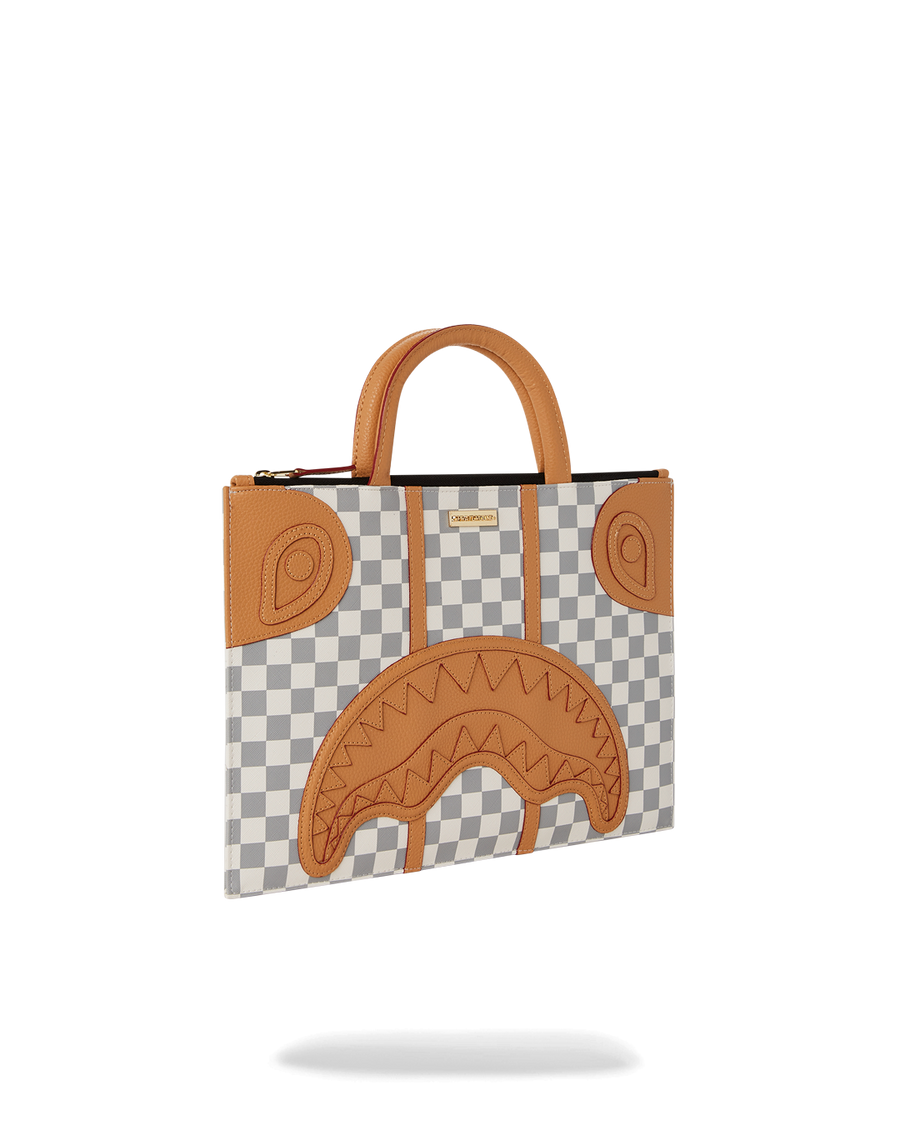 SPRAYGROUND® TOTE HENNY LATTE LAPTOP TABLET BAG