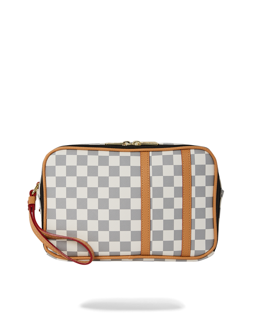 SPRAYGROUND® TOILETRY HENNY LATTE BRICKSIDE TOILETRY BAG