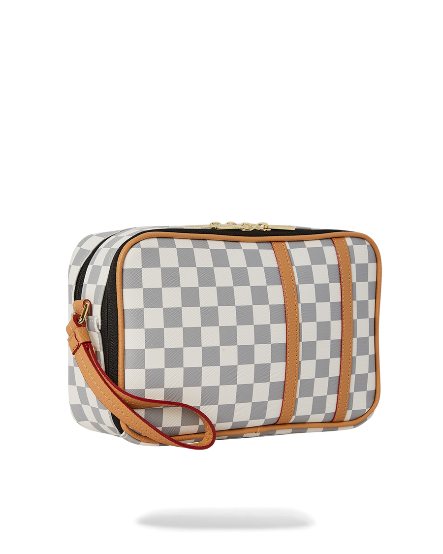 SPRAYGROUND® TOILETRY HENNY LATTE BRICKSIDE TOILETRY BAG