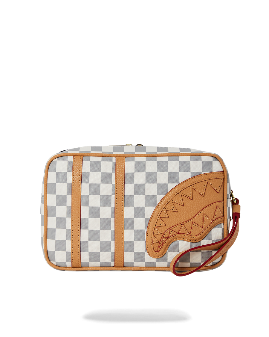 SPRAYGROUND® TOILETRY HENNY LATTE BRICKSIDE TOILETRY BAG