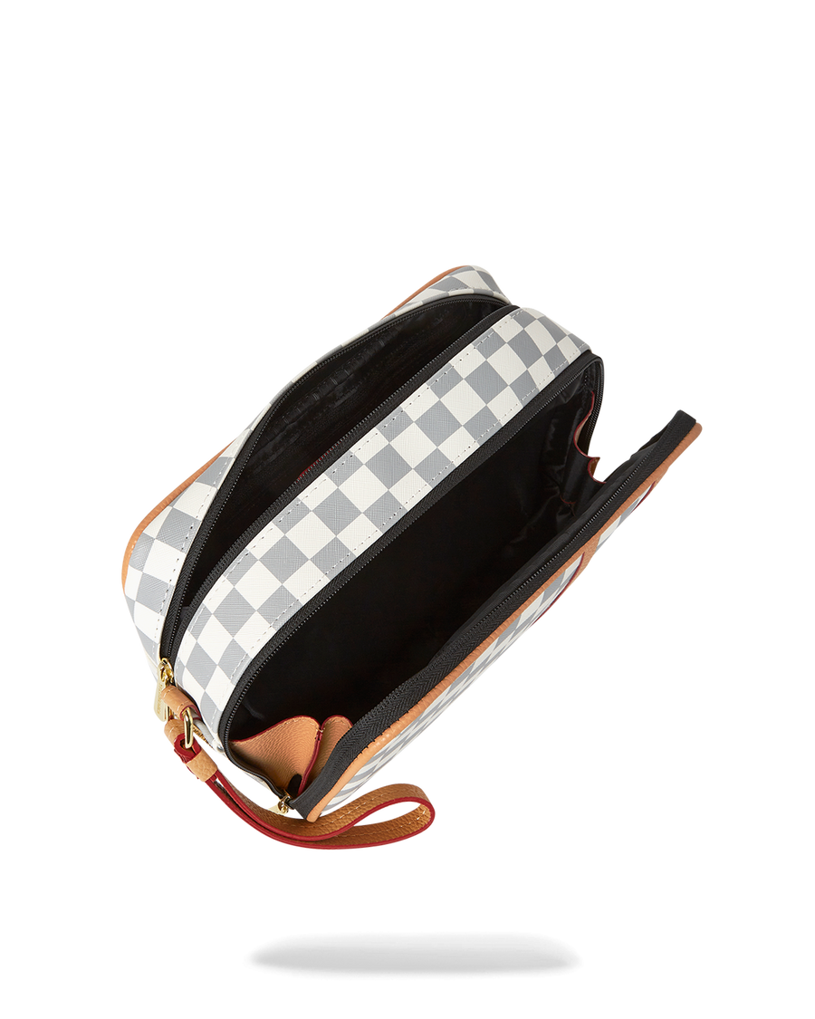 SPRAYGROUND® TOILETRY HENNY LATTE BRICKSIDE TOILETRY BAG