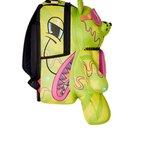 SPRAYGROUND® BACKPACK SLIME DIME MONEYBEAR TEDDYBEAR ON BACKPACK