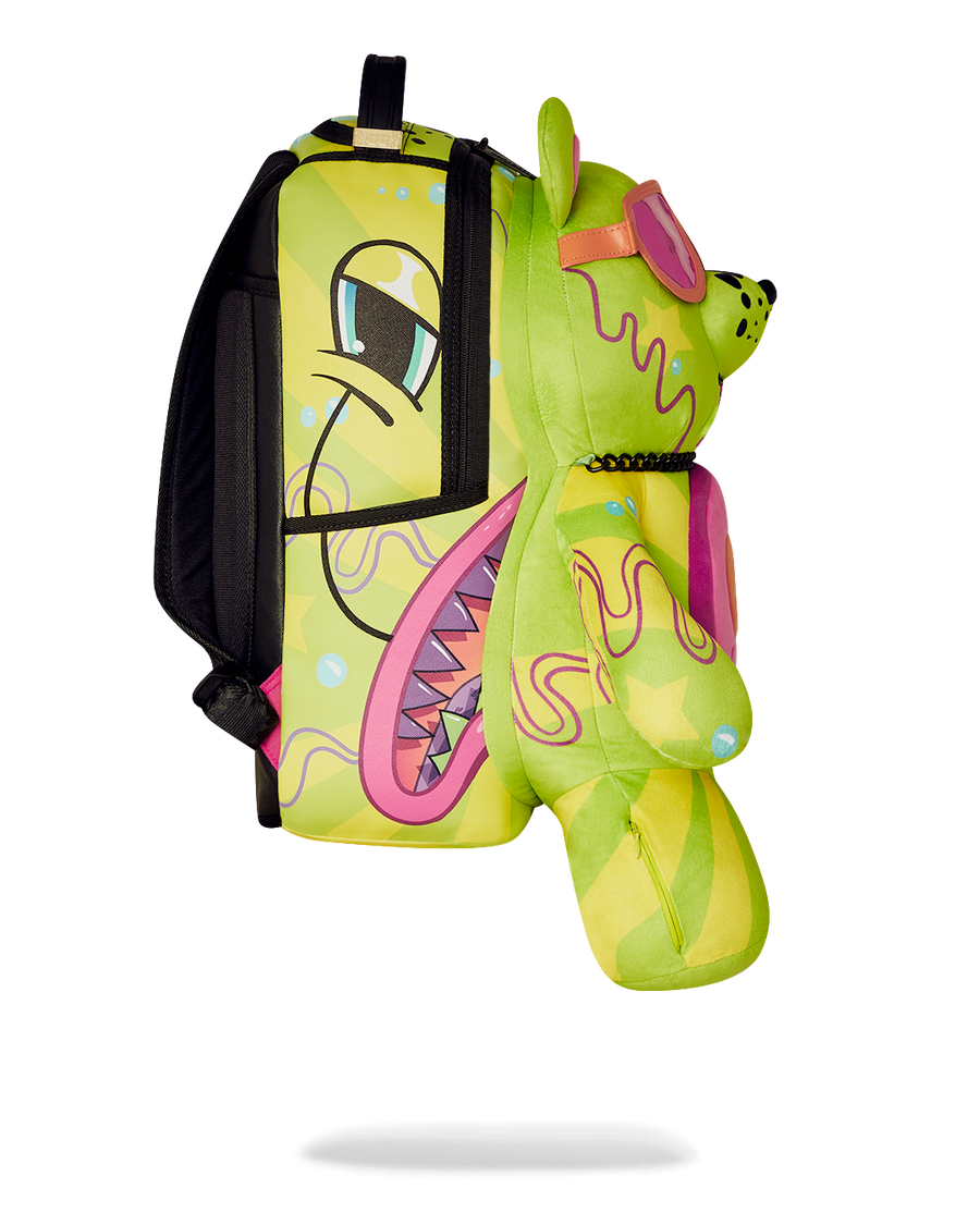 SPRAYGROUND® BACKPACK SLIME DIME MONEYBEAR TEDDYBEAR ON BACKPACK