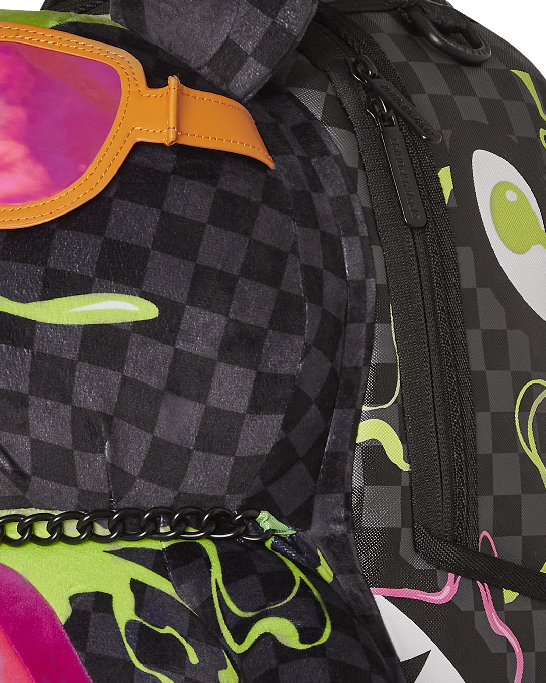 SPRAYGROUND® BACKPACK SLIME DIME MONEYBEAR TEDDYBEAR ON BACKPACK