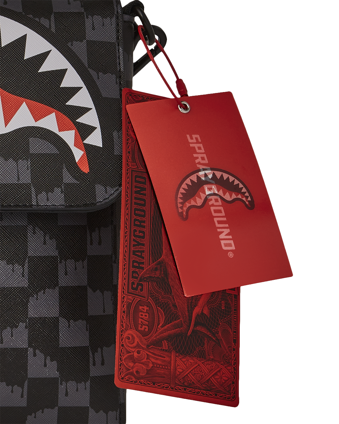 SPRAYGROUND® SLING ATOMIC VAPOR SHARK MESSENGER SLING