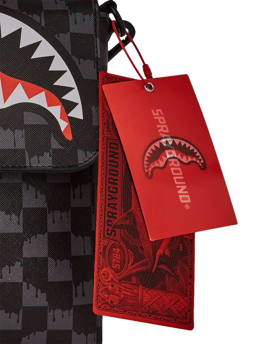 SPRAYGROUND® SLING ATOMIC VAPOR SHARK MESSENGER SLING