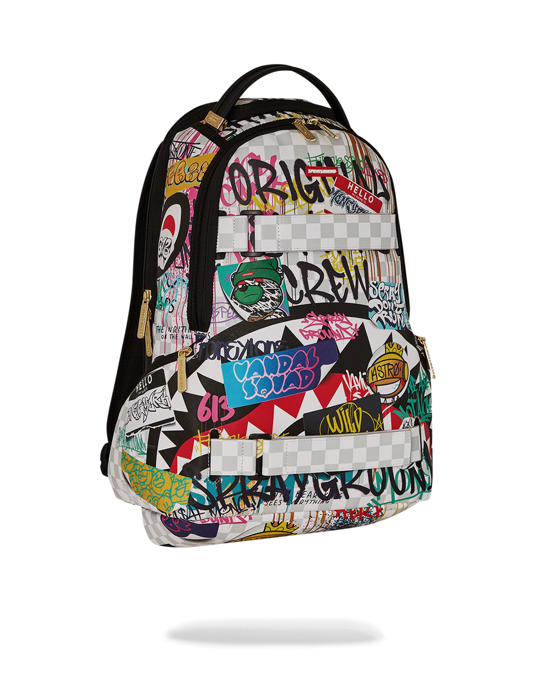 CREATE ANOTHER DAY SKATEBOARD-STRAP BACKPACK