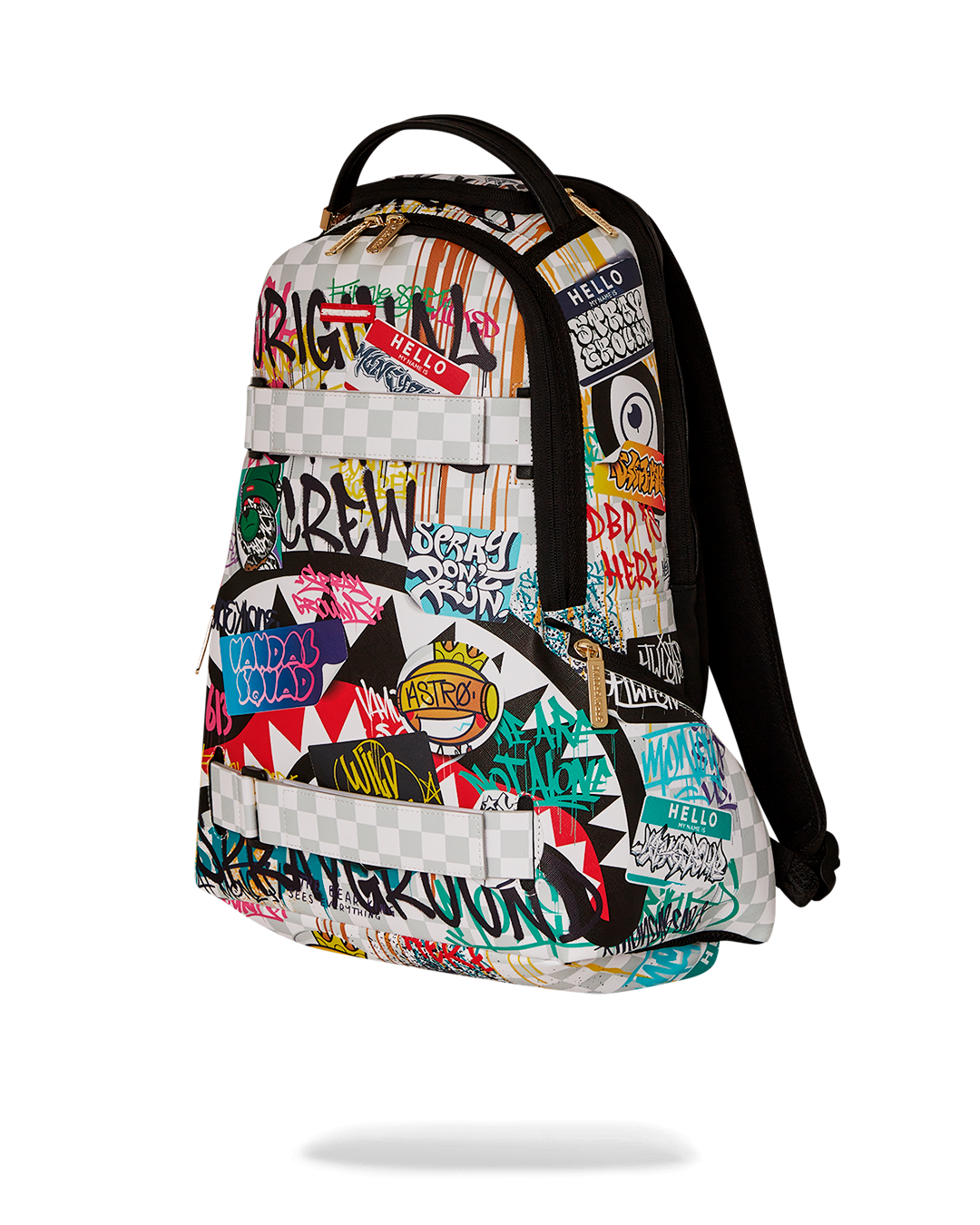 CREATE ANOTHER DAY SKATEBOARD-STRAP BACKPACK