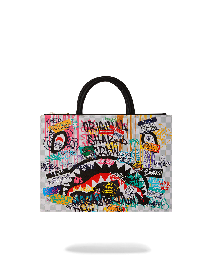 SPRAYGROUND® TOTE CREATE ANOTHER DAY LAPTOP TABLET BAG