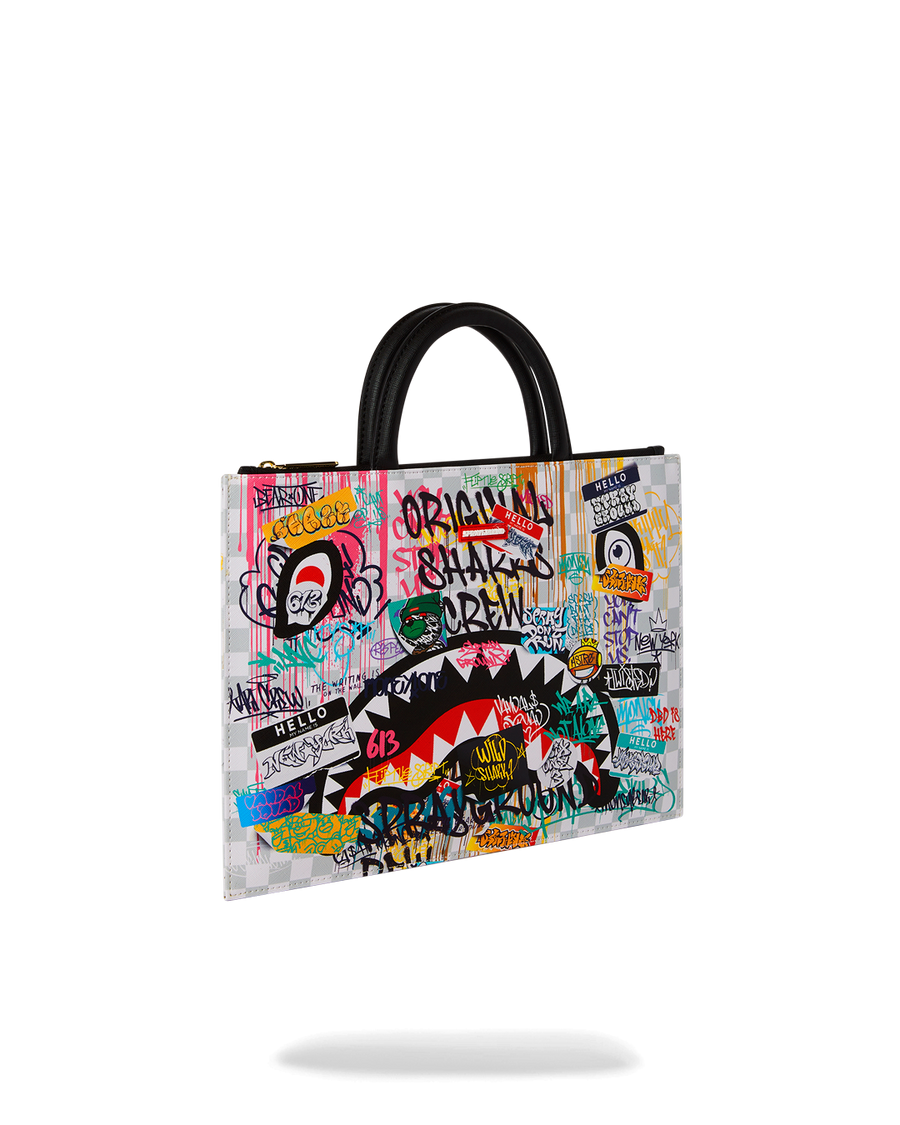 SPRAYGROUND® TOTE CREATE ANOTHER DAY LAPTOP TABLET BAG