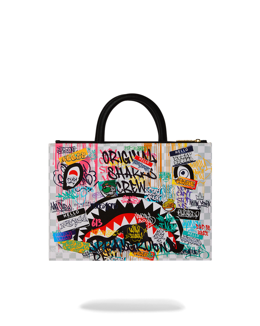 SPRAYGROUND® TOTE CREATE ANOTHER DAY LAPTOP TABLET BAG