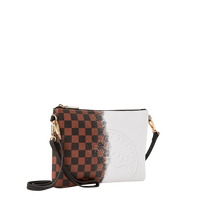 SPRAYGROUND® POUCHETTE SPRAYSHARKS WORLDWIDE CROSSOVER CLUTCH W/ SHOULDER STRAP