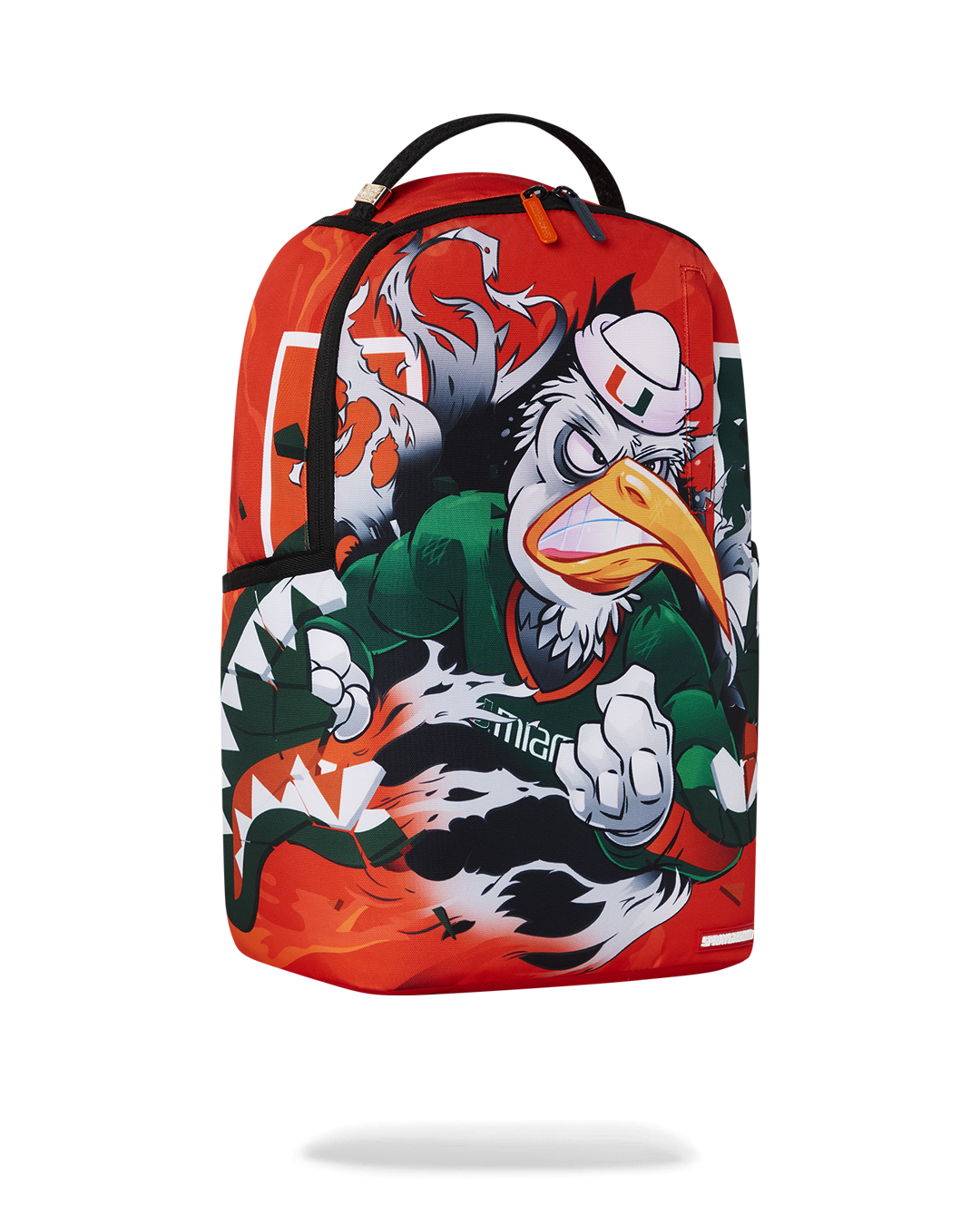 SPRAYGROUND® BACKPACK UNIVERSITY OF MIAMI CLAP BACK DLXSR BACKPACK