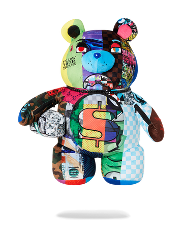 SPRAYGROUND® BACKPACK SHARK MASTERPIECES MONEYBEAR TEDDYBEAR BACKPACK