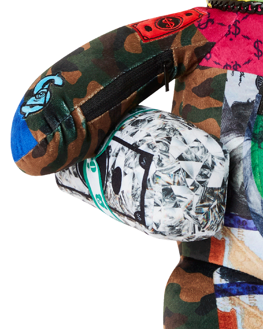 SPRAYGROUND® BACKPACK SHARK MASTERPIECES MONEYBEAR TEDDYBEAR BACKPACK