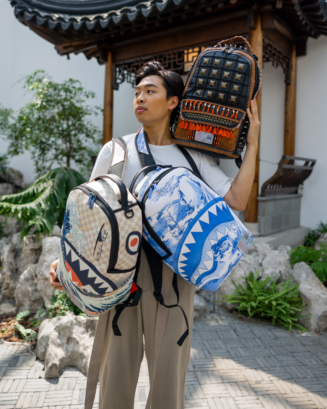 SPRAYGROUND® BACKPACK THE MET HOKUSAI GREAT WAVE BACKPACK