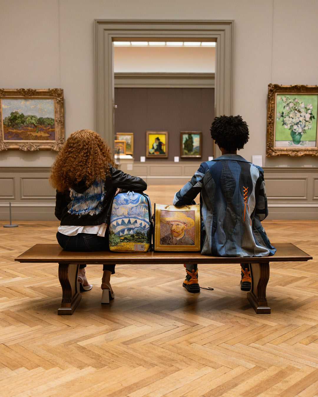 SPRAYGROUND® BACKPACK THE MET VAN GOGH WHEAT FIELD WITH CYPRESSES BACKPACK