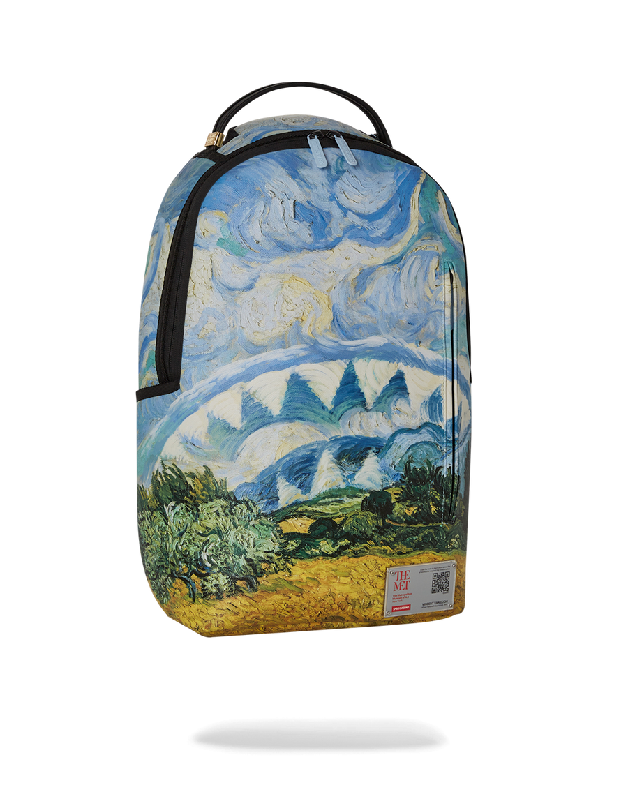 SPRAYGROUND® BACKPACK THE MET VAN GOGH WHEAT FIELD WITH CYPRESSES BACKPACK