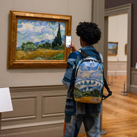 SPRAYGROUND® BACKPACK THE MET VAN GOGH WHEAT FIELD WITH CYPRESSES BACKPACK