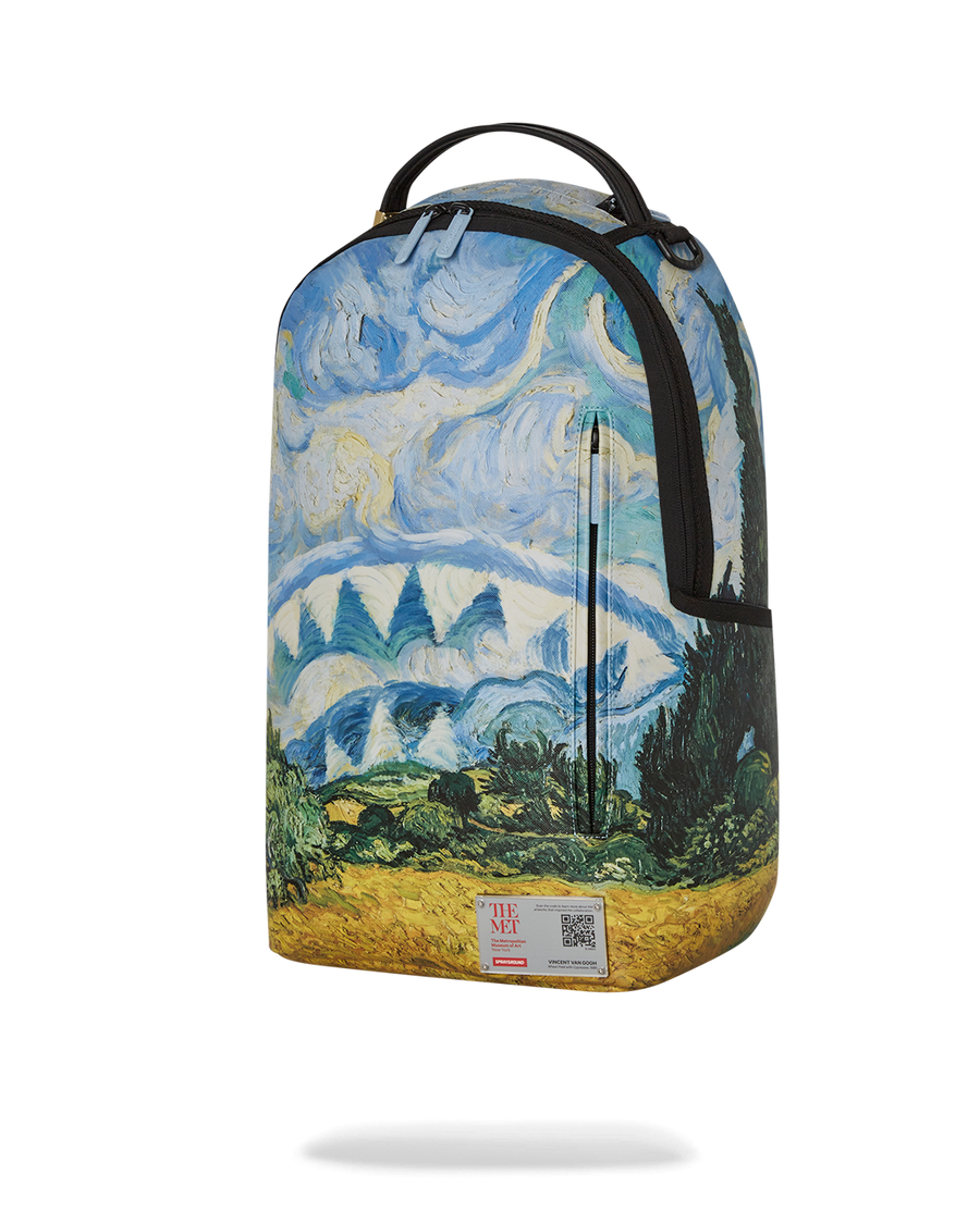 SPRAYGROUND® BACKPACK THE MET VAN GOGH WHEAT FIELD WITH CYPRESSES BACKPACK