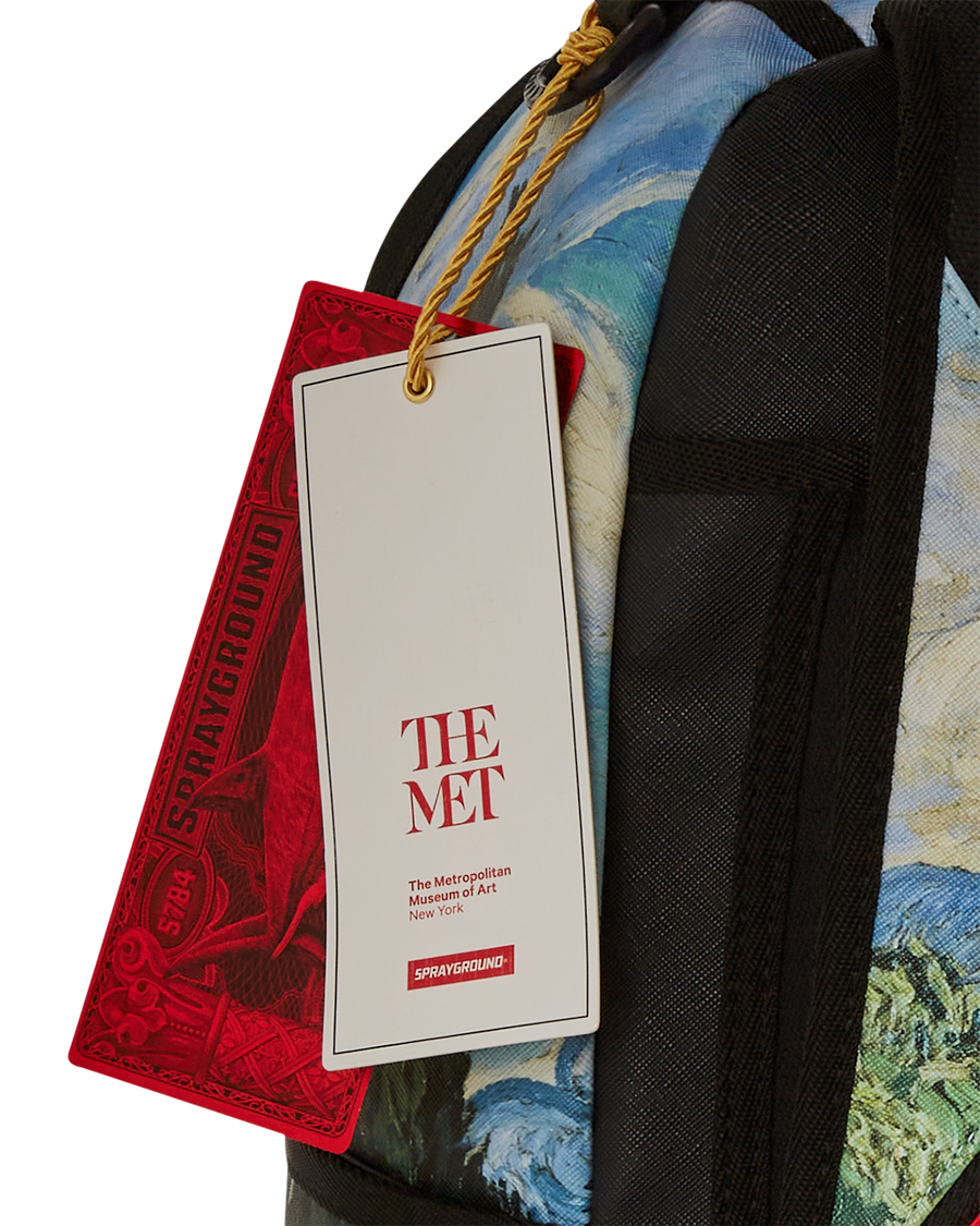 SPRAYGROUND® BACKPACK THE MET VAN GOGH WHEAT FIELD WITH CYPRESSES BACKPACK