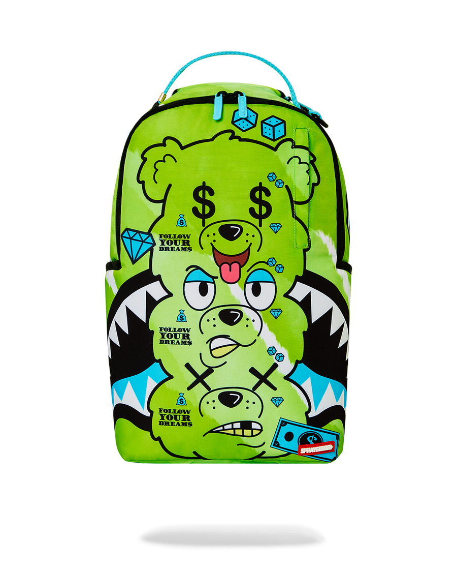 SPRAYGROUND® BACKPACK MONEY BEAR SEEING TRIPLE DLXSR BACKPACK