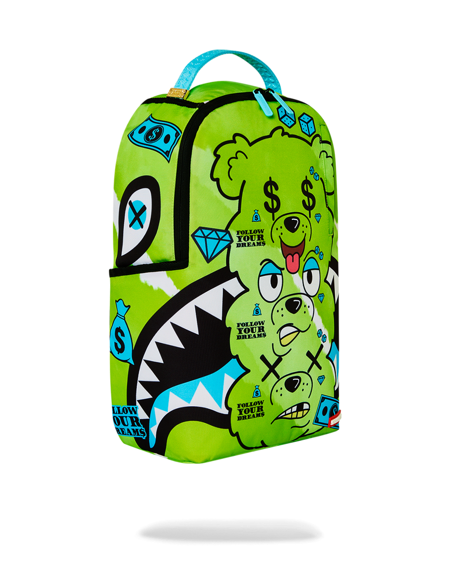 SPRAYGROUND® BACKPACK MONEY BEAR SEEING TRIPLE DLXSR BACKPACK