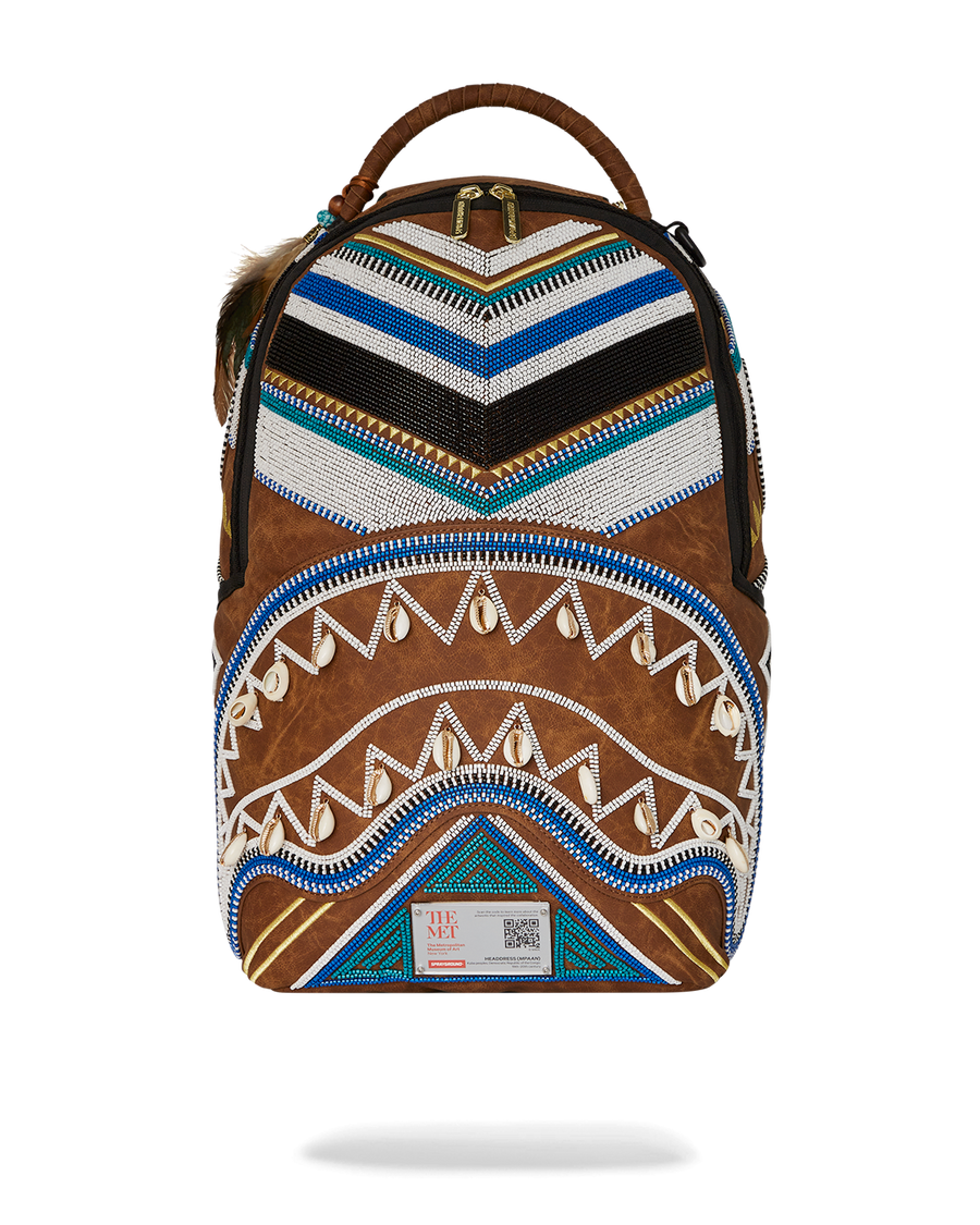 SPRAYGROUND® BACKPACK THE MET KUBA KINGDOM HEADDRESS BACKPACK