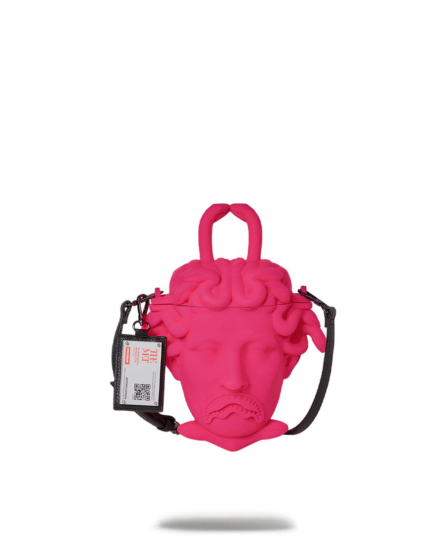 SPRAYGROUND® HANDBAG THE MET CANOVA MEDUSA HANDBAG (PINK)