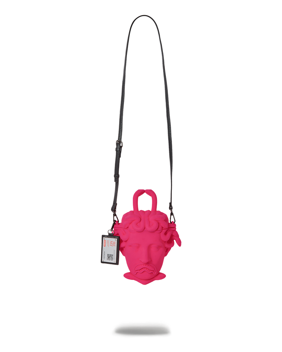 SPRAYGROUND® HANDBAG THE MET CANOVA MEDUSA HANDBAG (PINK)