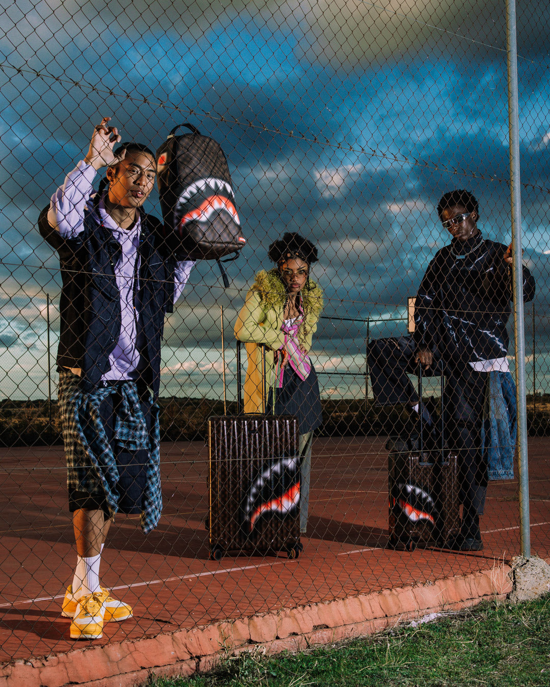 SPRAYGROUND® BACKPACK SHARKS IN PARIS BLUR BACKPACK