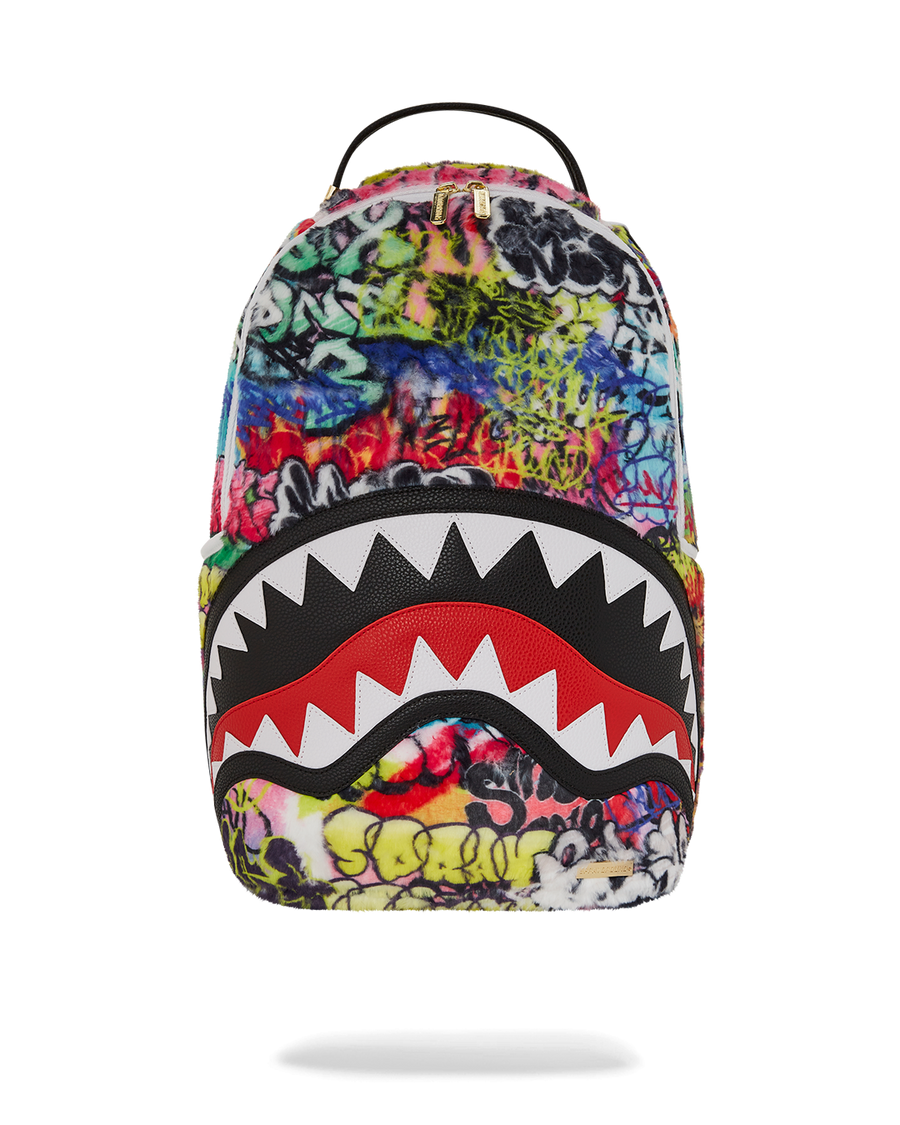 SPRAYGROUND® BACKPACK GRAFFITI FAUX FUR DLXSF BACKPACK