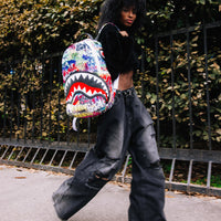 SPRAYGROUND® BACKPACK GRAFFITI FAUX FUR DLXSF BACKPACK