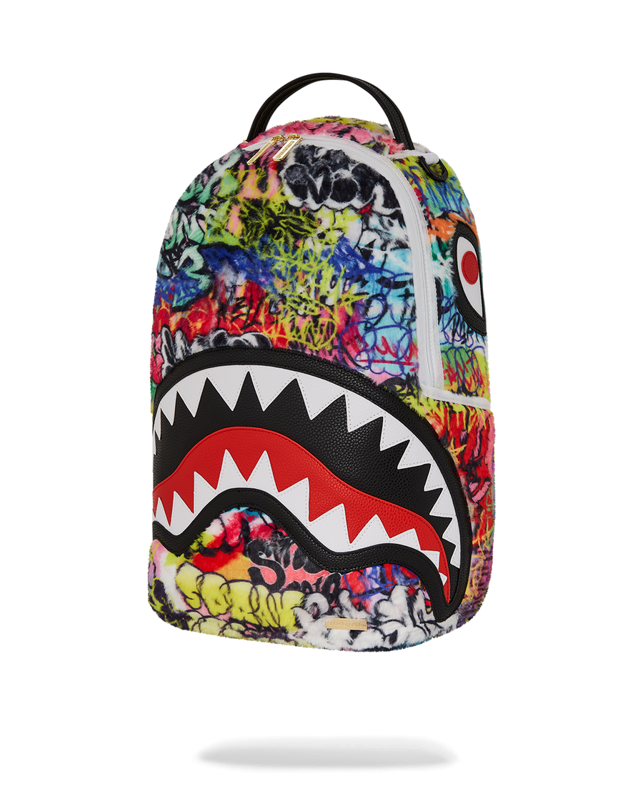 SPRAYGROUND® BACKPACK GRAFFITI FAUX FUR DLXSF BACKPACK