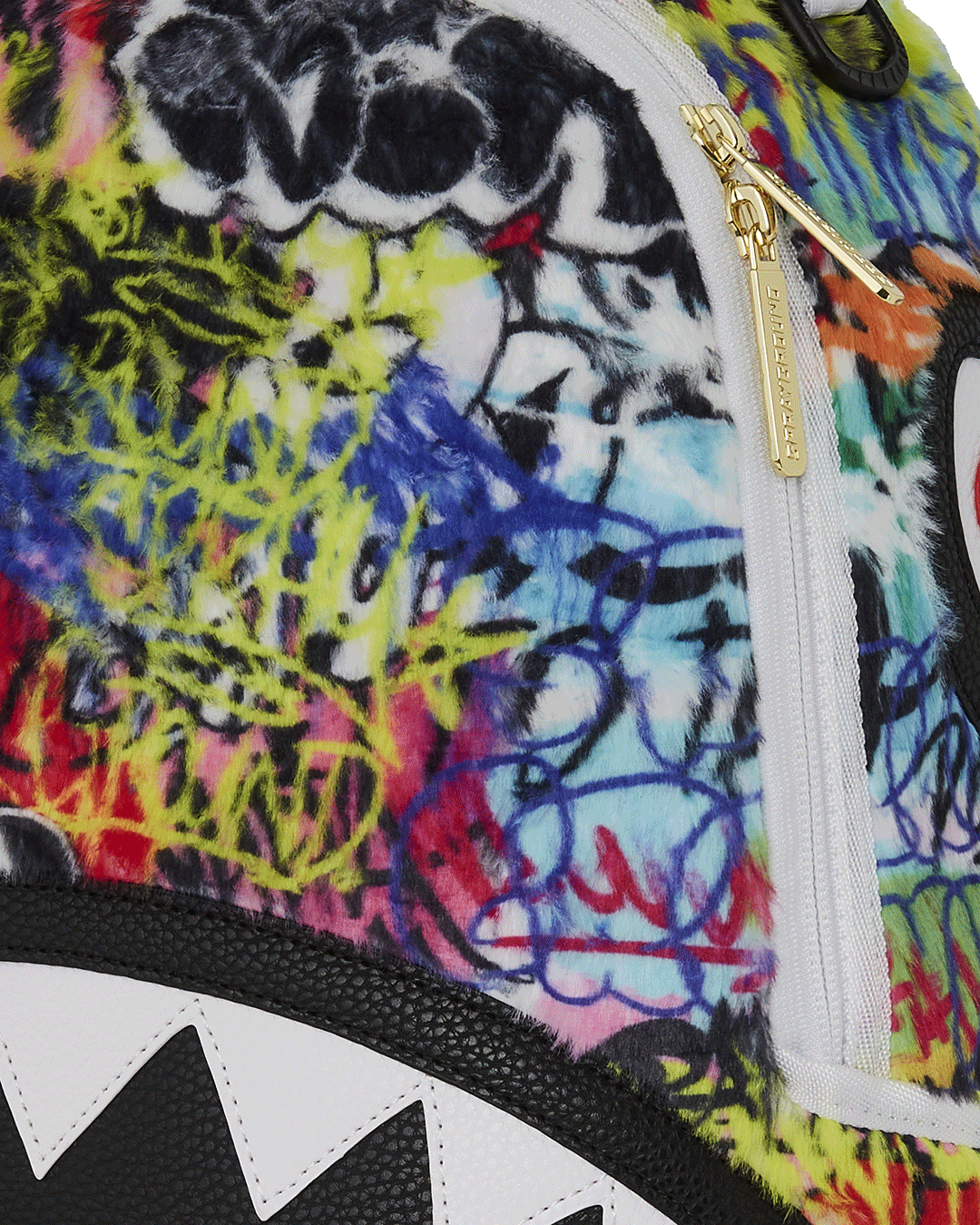 SPRAYGROUND® BACKPACK GRAFFITI FAUX FUR DLXSF BACKPACK