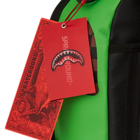 SPRAYGROUND® BACKPACK GREEN MONEY BEAR DLXSV BACKPACK