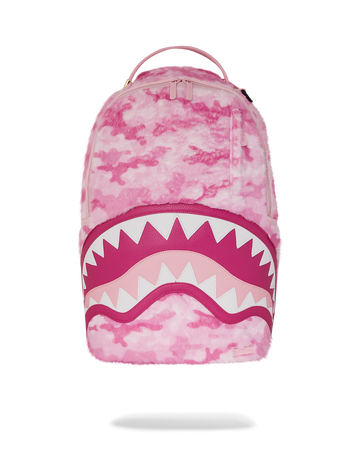 SPRAYGROUND® BACKPACK PINK CAMO FAUX FUR DLXSF BACKPACK