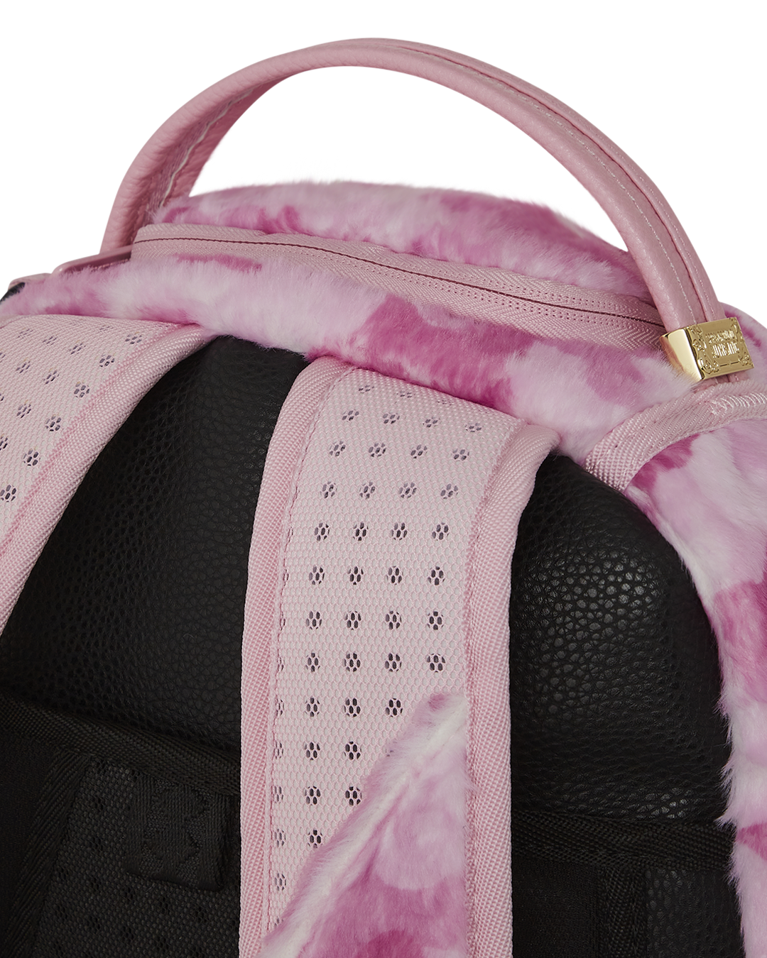 SPRAYGROUND® BACKPACK PINK CAMO FAUX FUR DLXSF BACKPACK