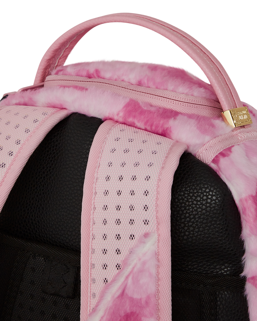 SPRAYGROUND® BACKPACK PINK CAMO FAUX FUR DLXSF BACKPACK