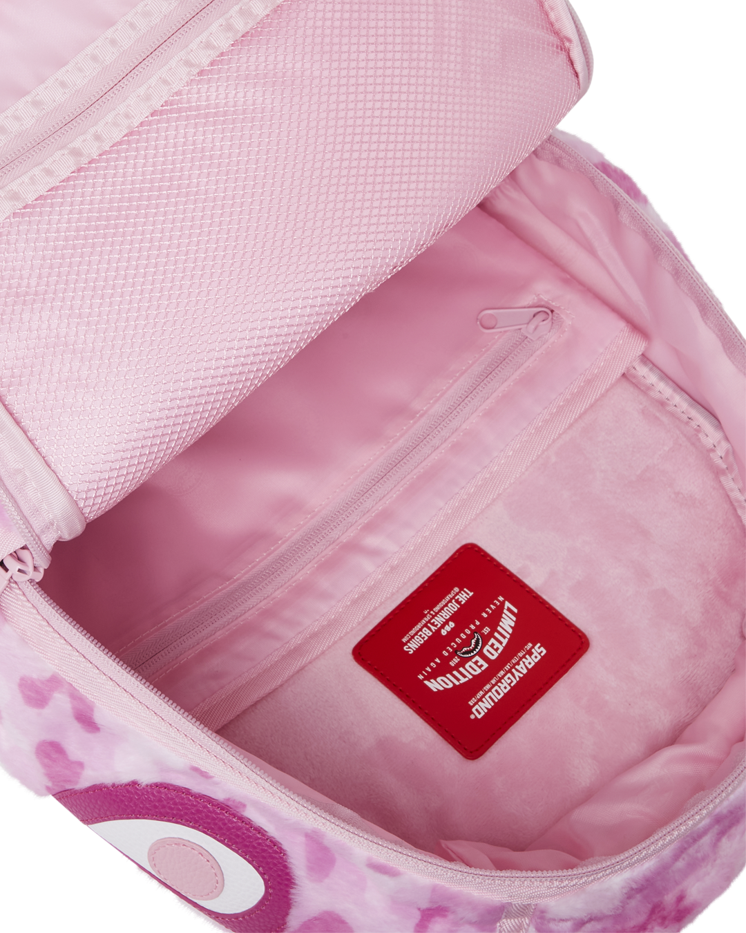 SPRAYGROUND® BACKPACK PINK CAMO FAUX FUR DLXSF BACKPACK